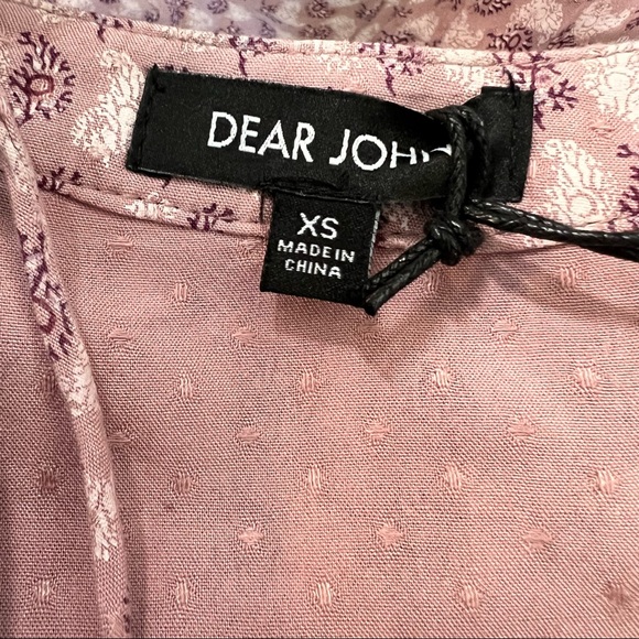 NWT Dear John flowy XS blouse - Picture 7 of 8